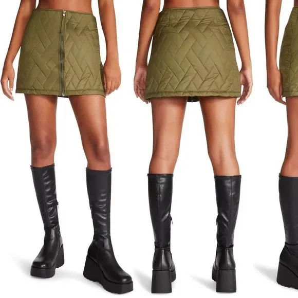 Steve Madden Emerson Quilted Miniskirt - Picture 3 of 3